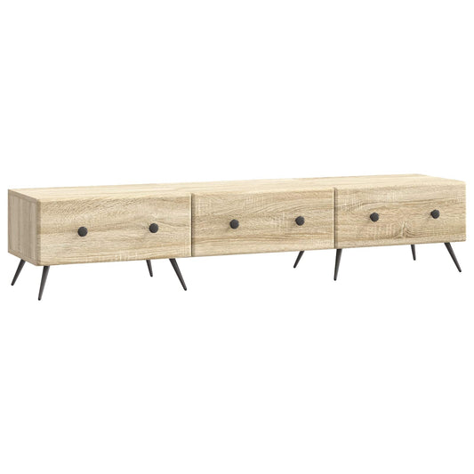 vidaXL Ντουλάπι TV Sonoma Δρυς 147 x 34,5 x 30 εκ Επεξεργασμένο Ξύλο