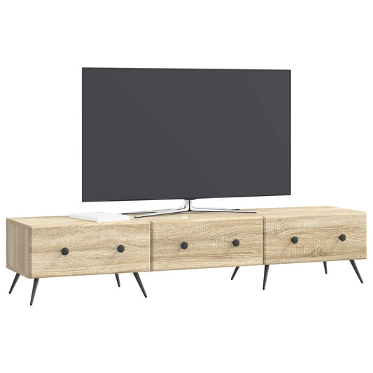 vidaXL Ντουλάπι TV Sonoma Δρυς 147 x 34,5 x 30 εκ Επεξεργασμένο Ξύλο