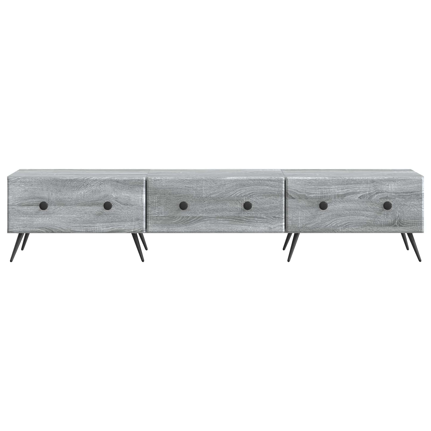 vidaXL Ντουλάπι TV Γκρι Sonoma 147 x 34,5 x 30 εκ Επεξεργασμένο Ξύλο