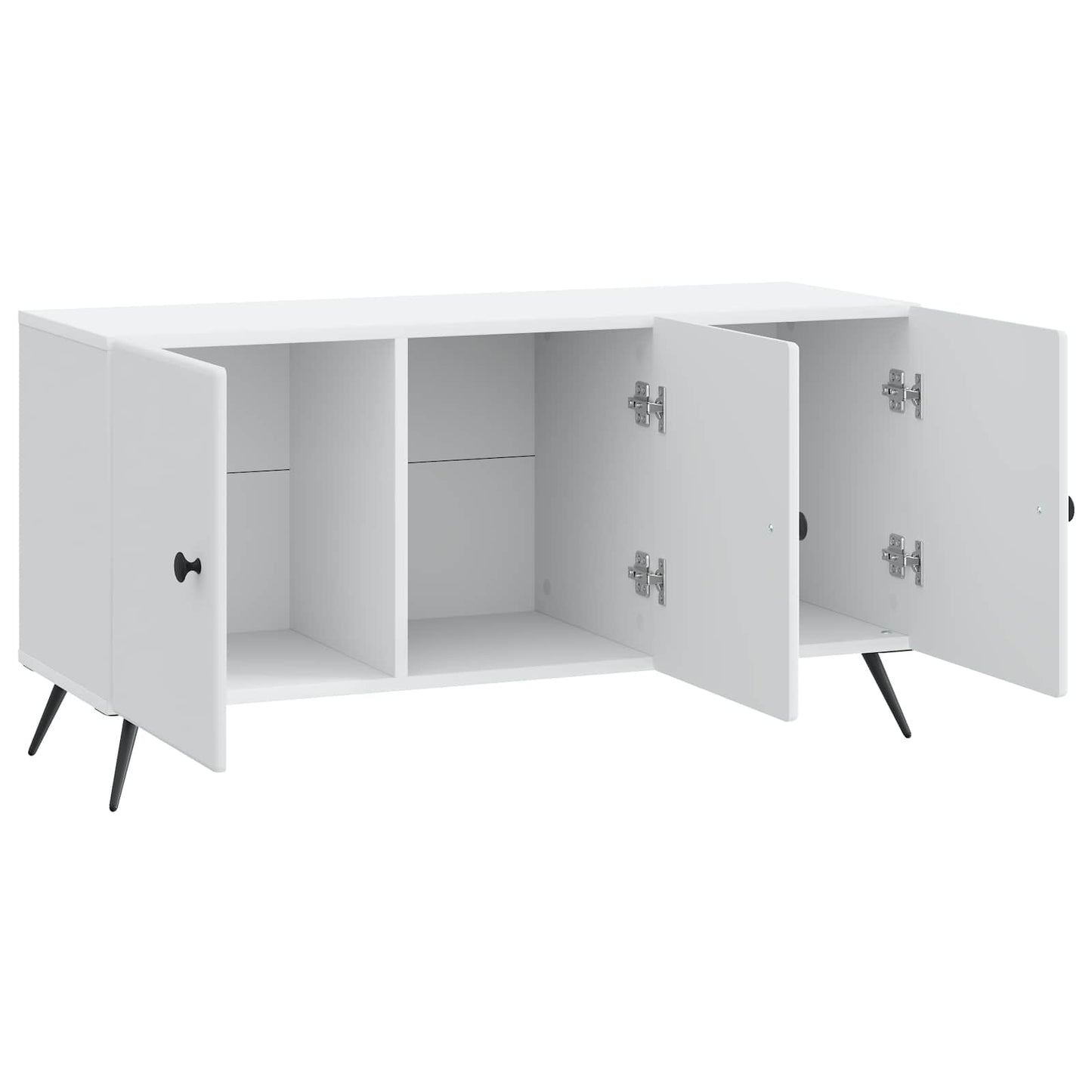 vidaXL Ντουλάπι TV Λευκό 99 x 34,5 x 50 εκ. Επεξεργασμένο Ξύλο