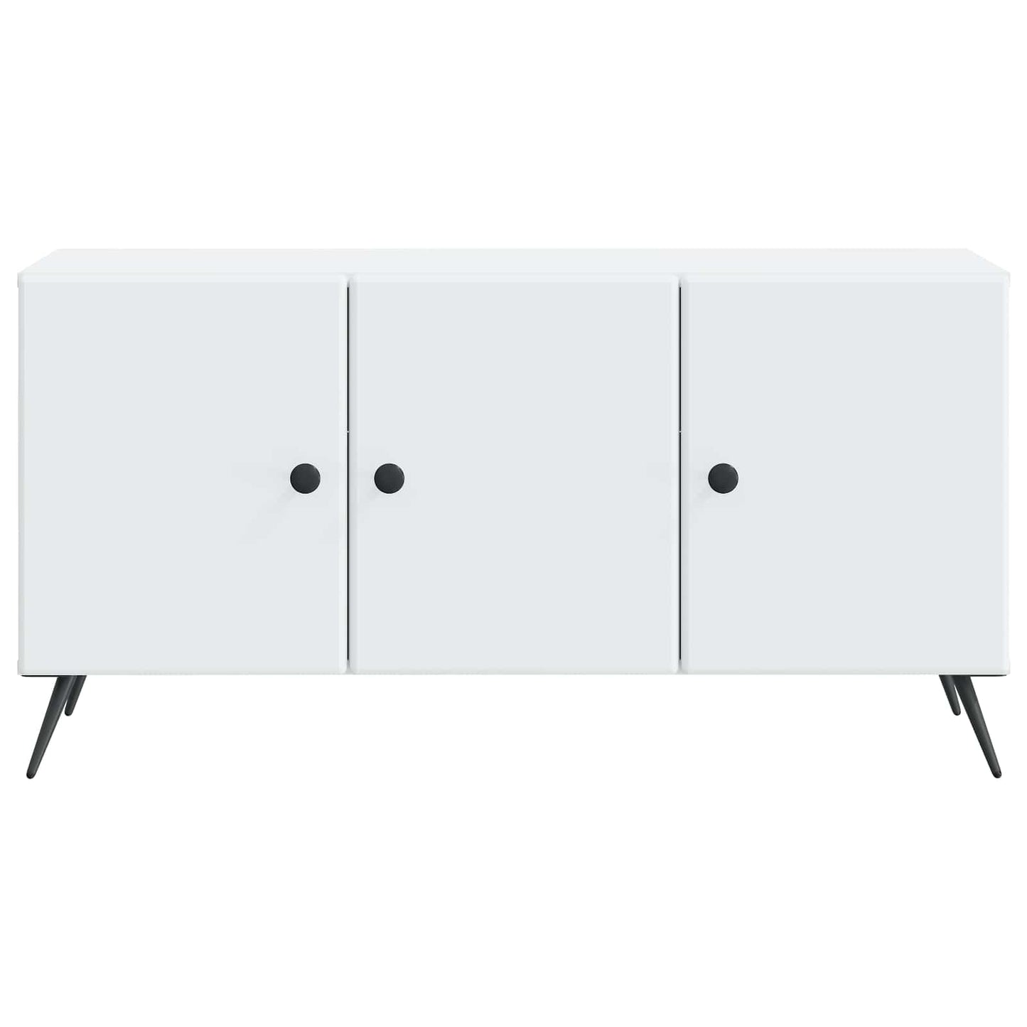 vidaXL Ντουλάπι TV Λευκό 99 x 34,5 x 50 εκ. Επεξεργασμένο Ξύλο