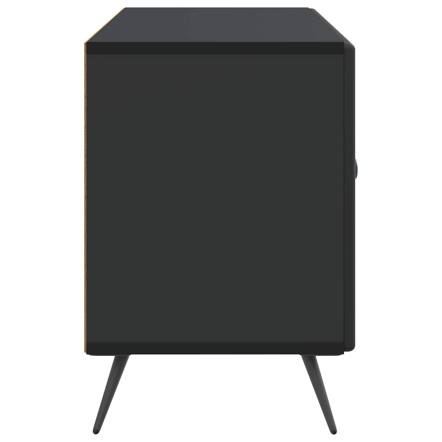 vidaXL Ντουλάπι TV Μαύρο 99 x 34,5 x 50 εκ. Επεξεργασμένο Ξύλο