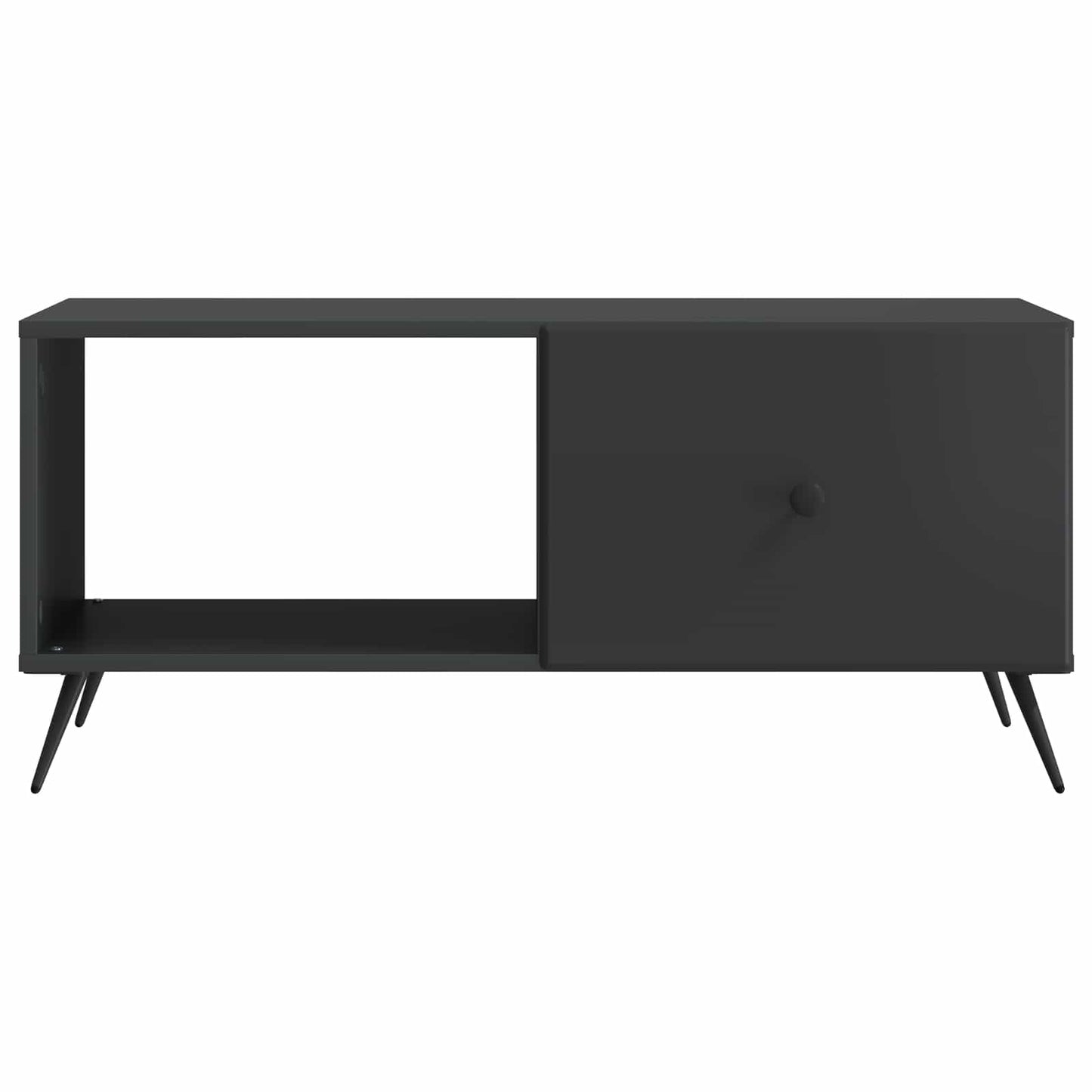 vidaXL Τραπεζάκι σαλονιού Μαύρο 90 x 50 x 40 cm Επεξεργασμένο Ξύλο