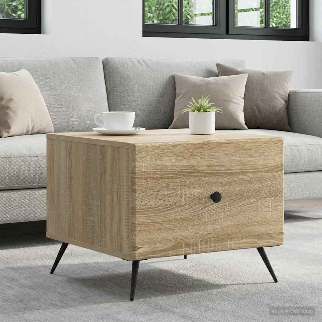 vidaXL Τραπεζάκι σαλονιού Sonoma Δρυς 49 x 50 x 40 εκ