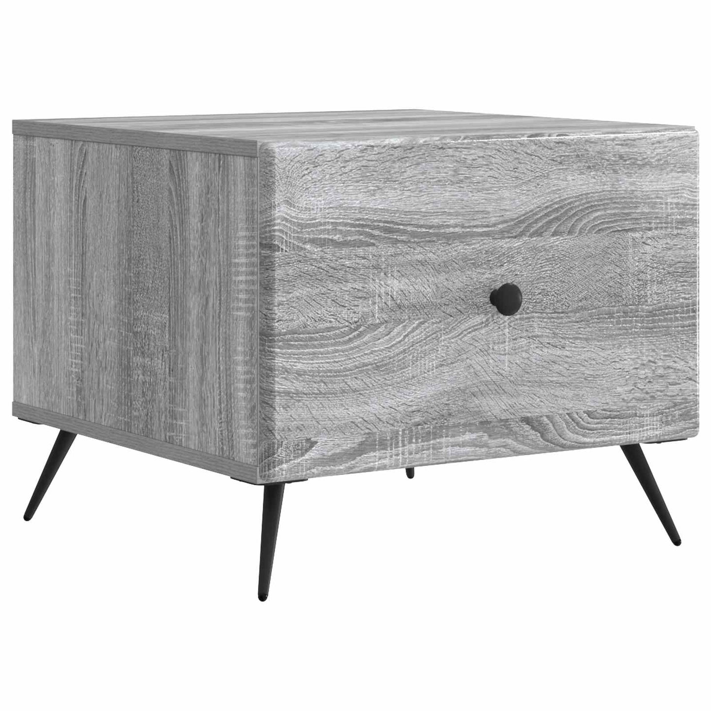 vidaXL Τραπεζάκι σαλονιού με συρτάρι Γκρι Sonoma 49 x 50 x 40 εκ