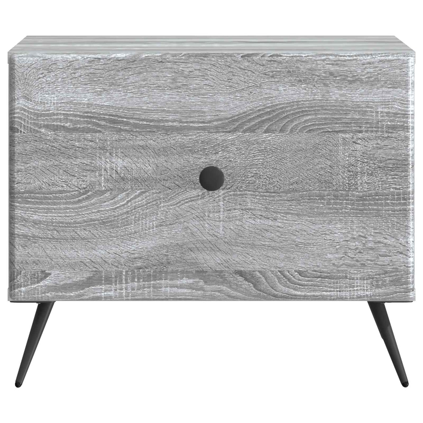 vidaXL Τραπεζάκι σαλονιού με συρτάρι Γκρι Sonoma 49 x 50 x 40 εκ