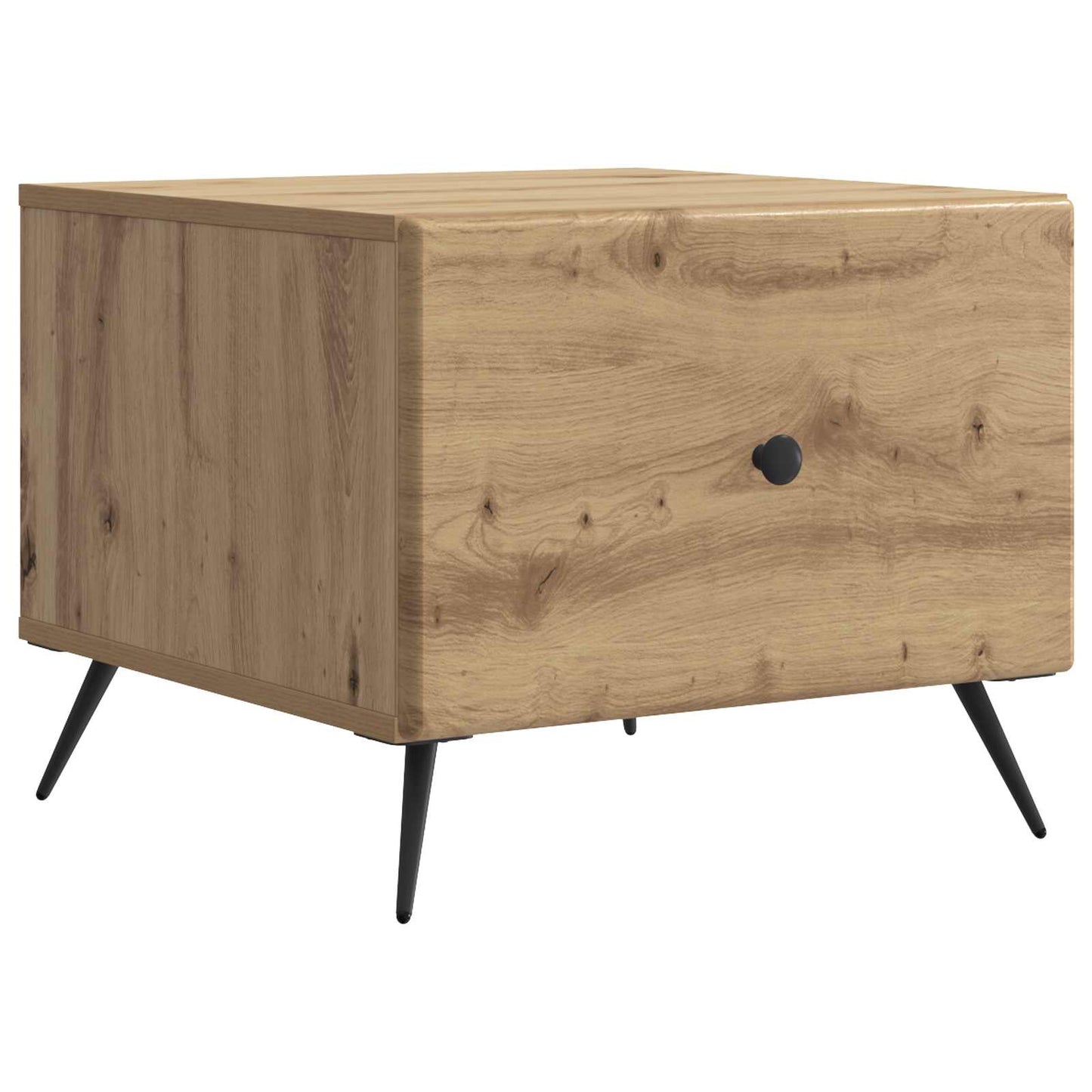 vidaXL Τραπεζάκι σαλονιού με συρτάρι Artisan Δρυς 49 x 50 x 40 εκ