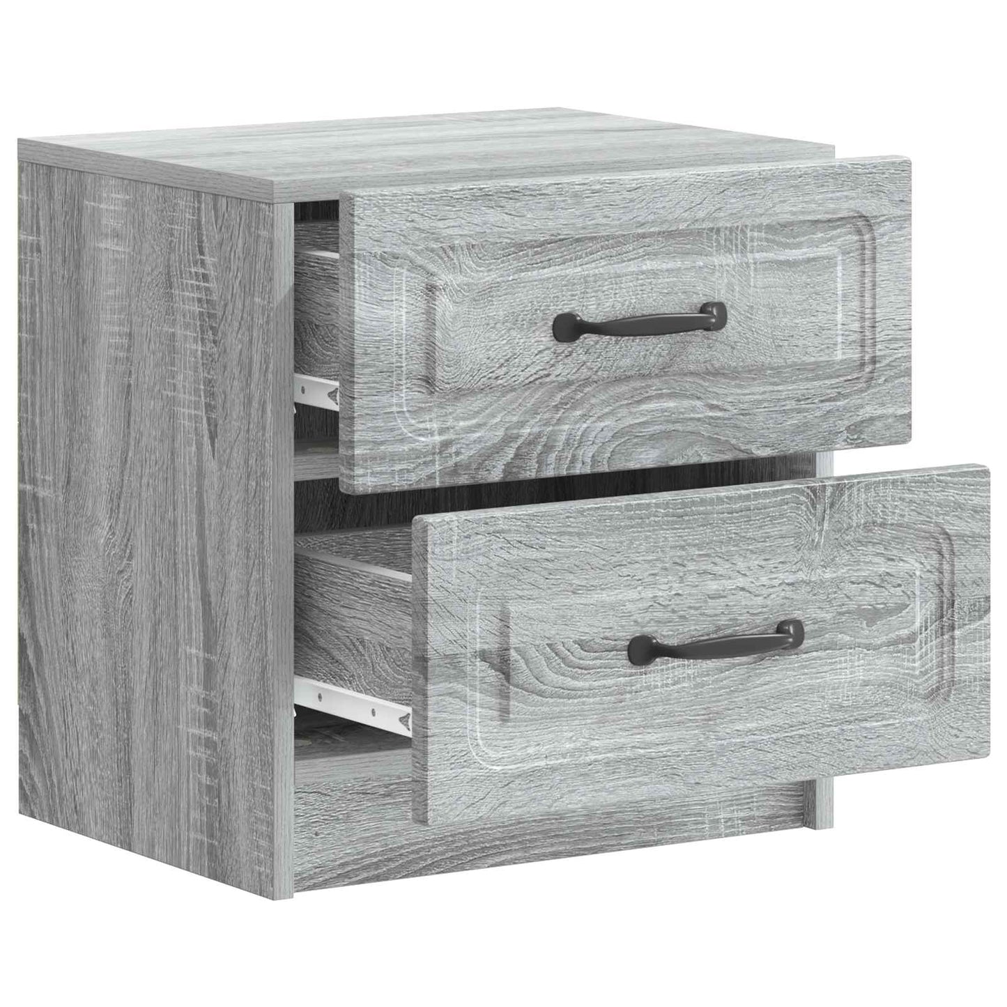 vidaXL Κομοδίνο Γκρι Sonoma 43 x 34,5 x 44,5 εκ Επεξεργασμένο Ξύλο