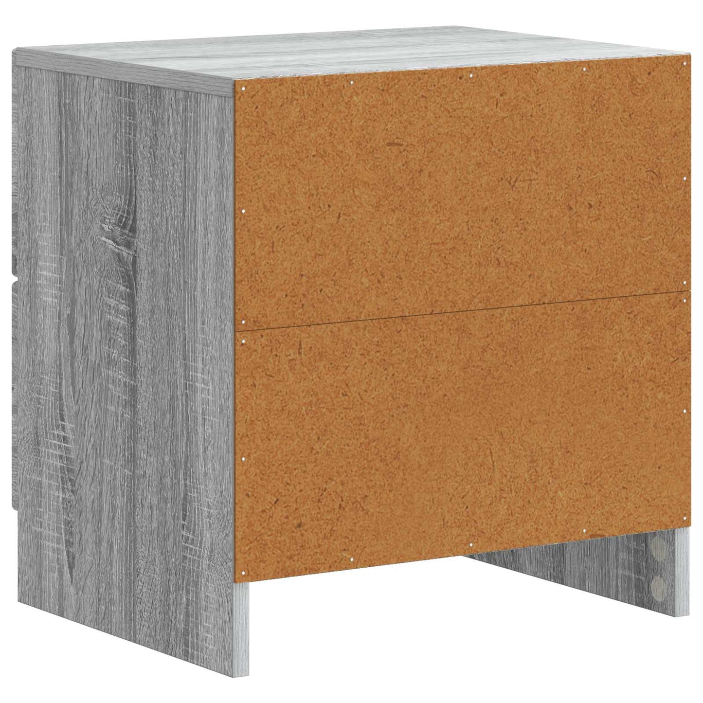 vidaXL Κομοδίνο Γκρι Sonoma 43 x 34,5 x 44,5 εκ Επεξεργασμένο Ξύλο