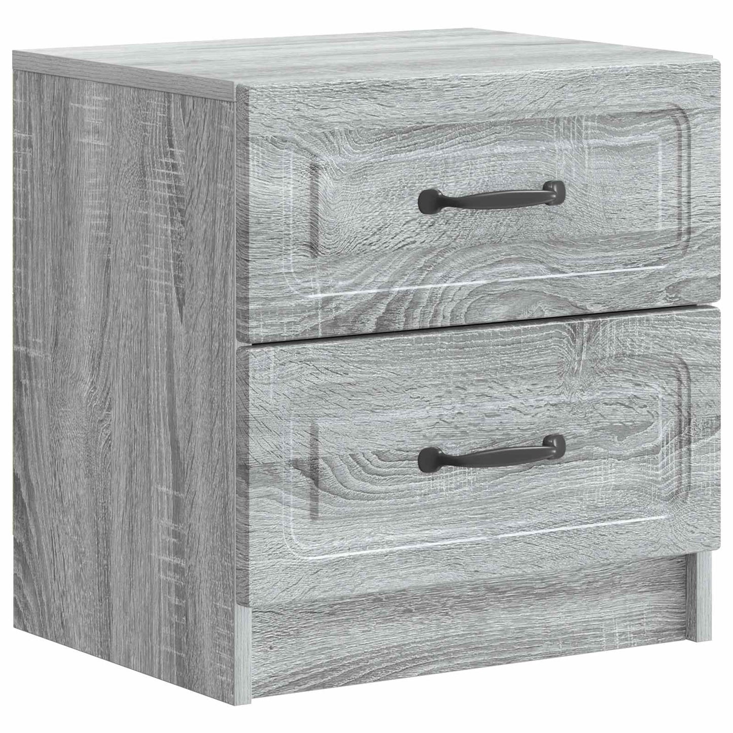 vidaXL Κομοδίνο 2 τεμ. Γκρι Sonoma 43 x 34,5 x 44,5 εκ