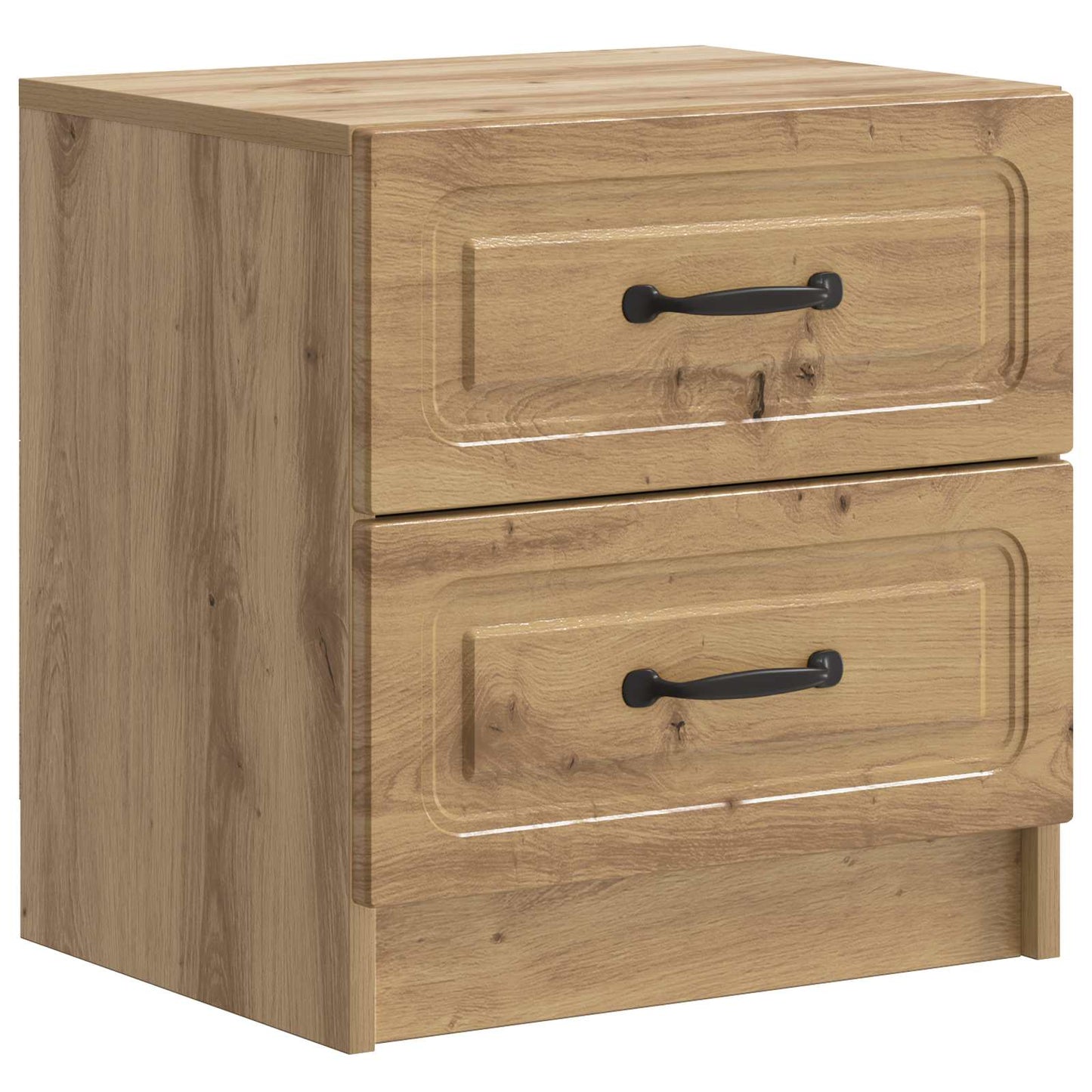 vidaXL Κομοδίνο Artisan Δρυς 43 x 34,5 x 44,5 εκ Επεξεργασμένο Ξύλο