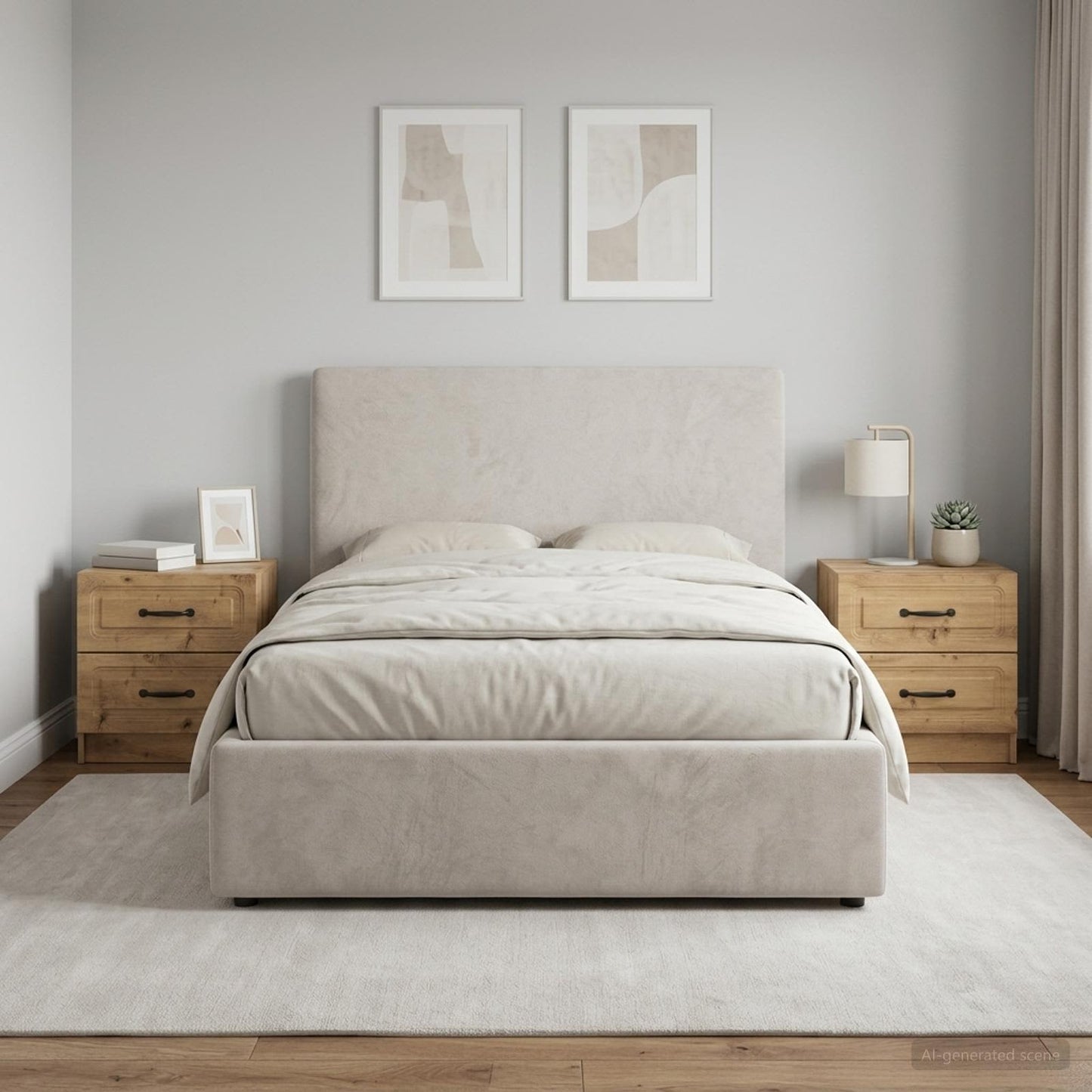 vidaXL Κομοδίνο 2 τεμ. Artisan Δρυς 43 x 34,5 x 44,5 εκ