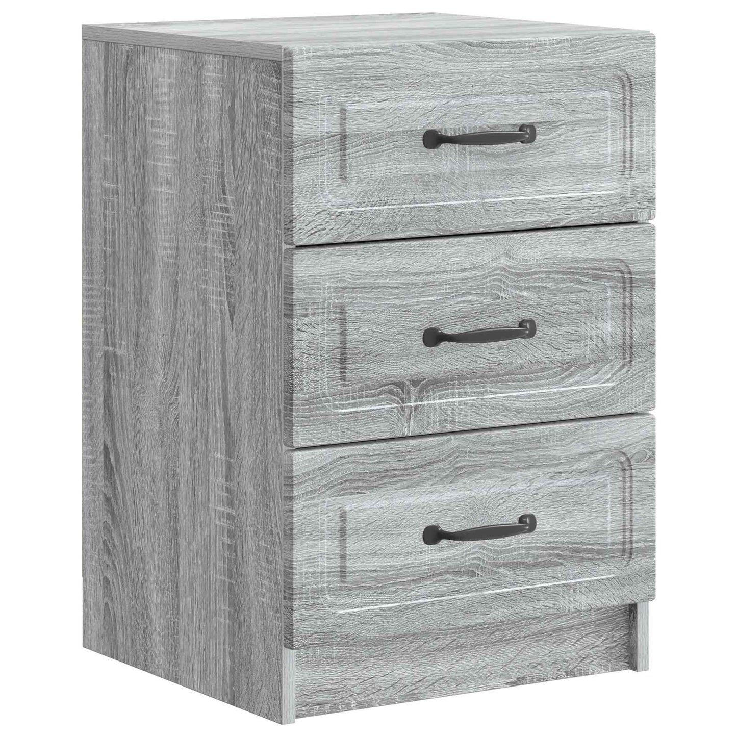 vidaXL Κομοδίνο Γκρι Sonoma 43 x 41 x 63,5 εκ. Επεξεργασμένο Ξύλο