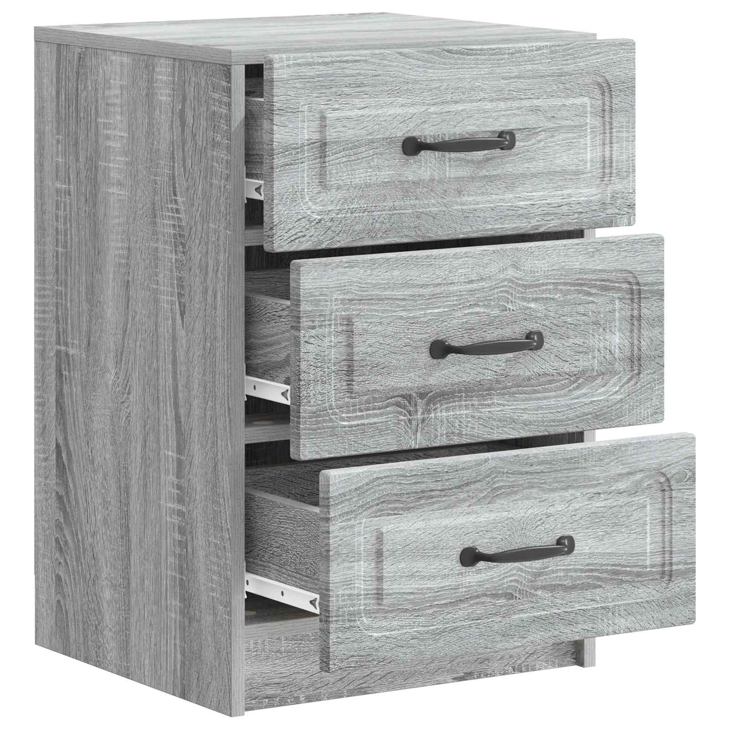 vidaXL Κομοδίνο Γκρι Sonoma 43 x 41 x 63,5 εκ. Επεξεργασμένο Ξύλο
