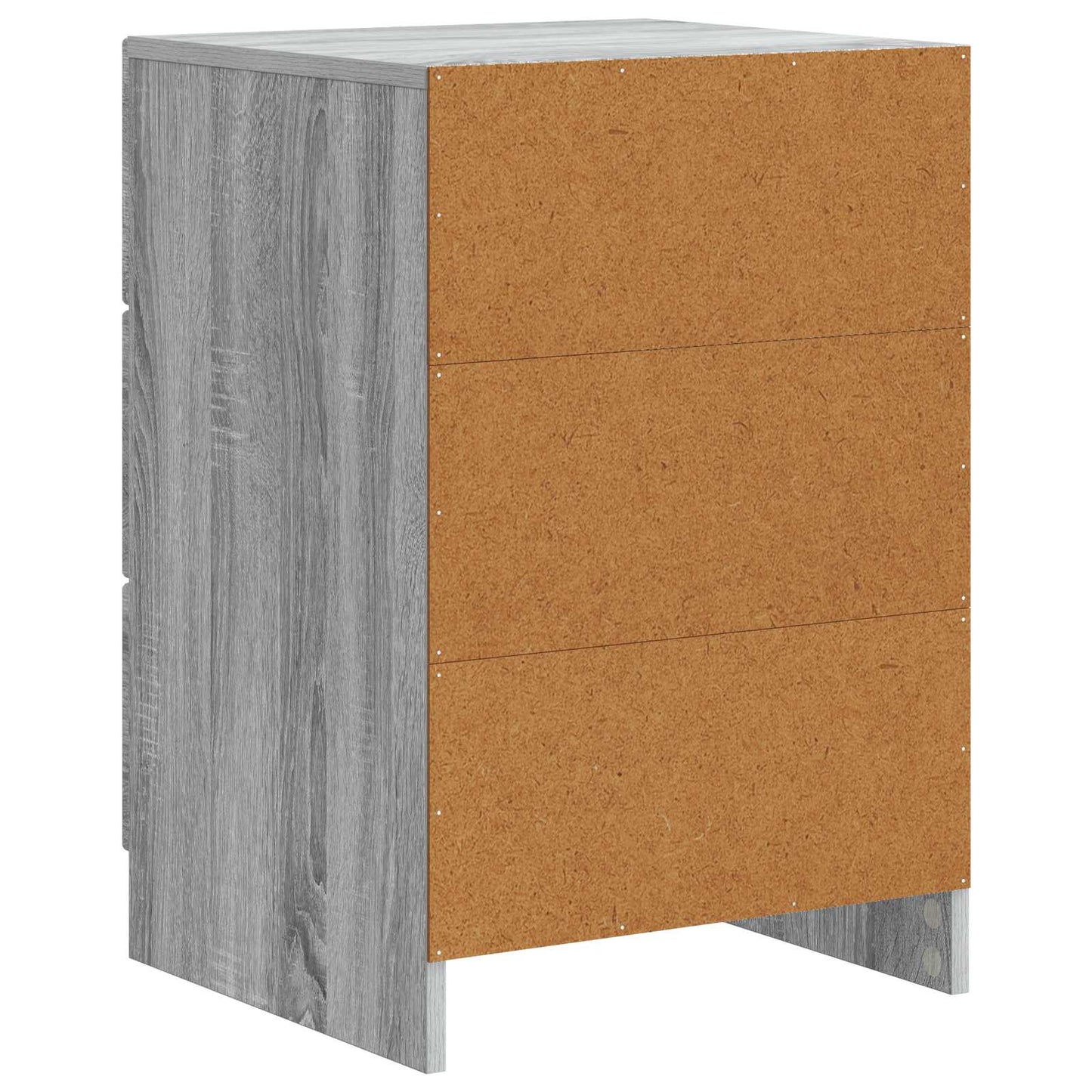 vidaXL Κομοδίνο Γκρι Sonoma 43 x 41 x 63,5 εκ. Επεξεργασμένο Ξύλο
