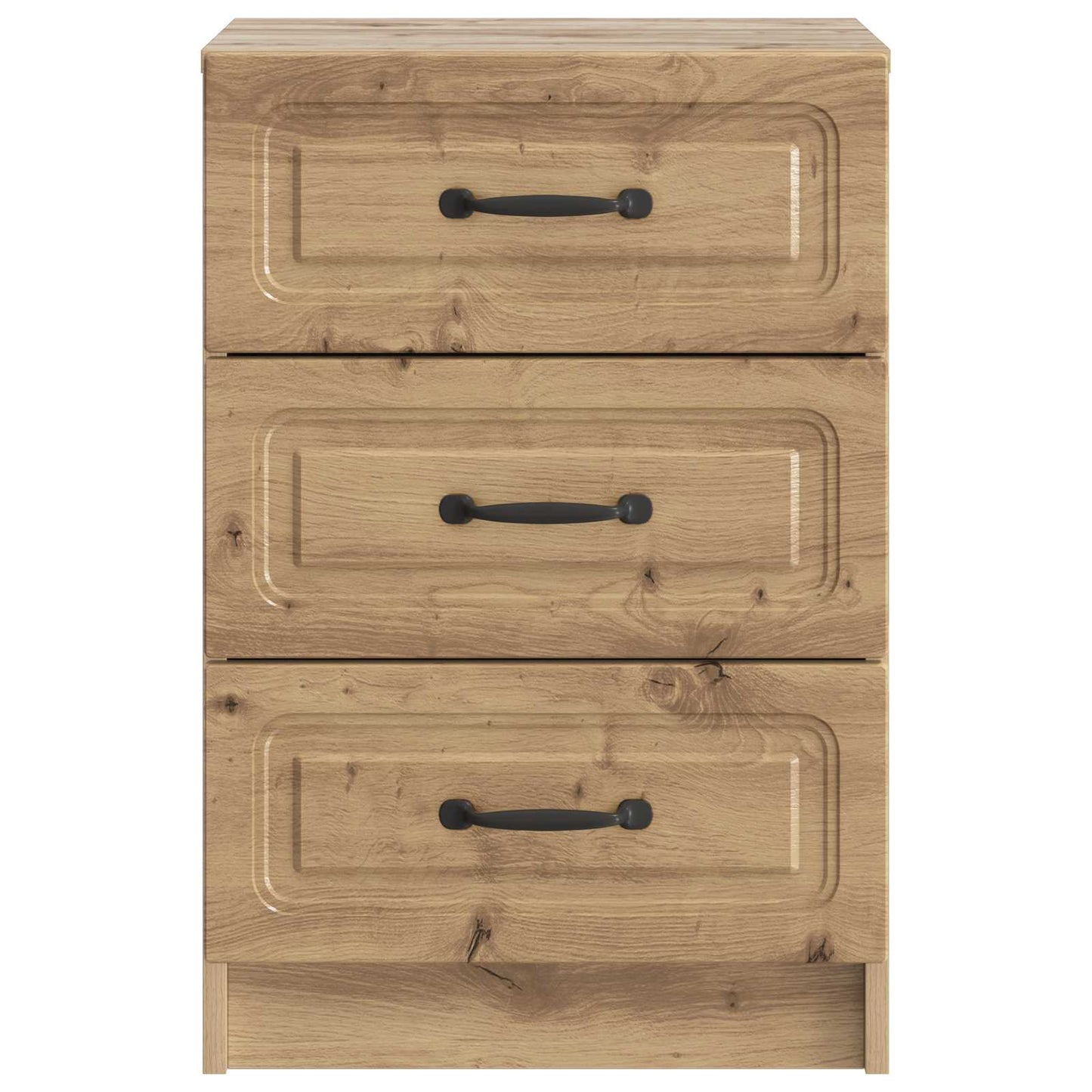 vidaXL Κομοδίνο Artisan Δρυς 43 x 41 x 63,5 εκ. Επεξεργασμένο Ξύλο
