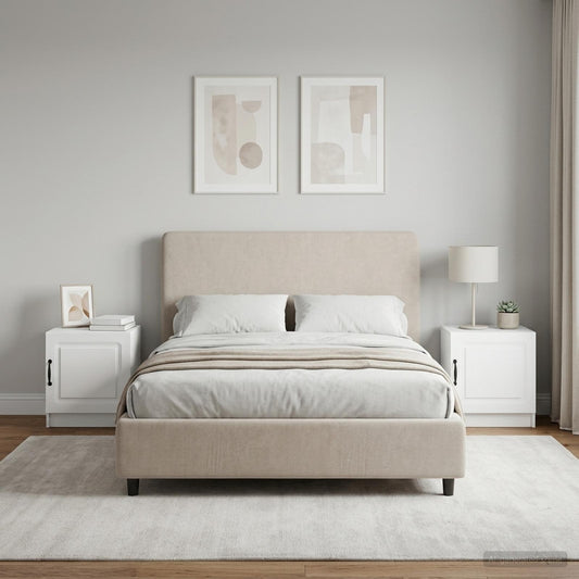 vidaXL Κομοδίνο 2 τεμ. Λευκό 43 x 34,5 x 47 εκ. Επεξεργασμένο Ξύλο