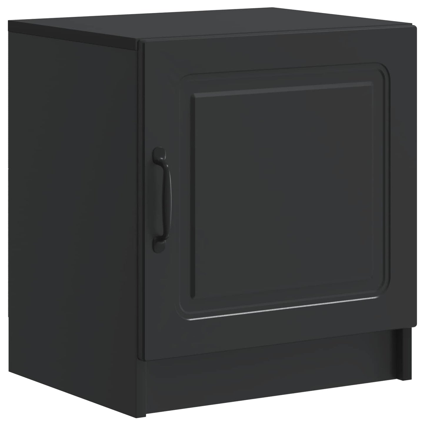 vidaXL Κομοδίνο Μαύρο 43 x 34,5 x 47 εκ. Επεξεργασμένο Ξύλο