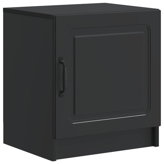 vidaXL Κομοδίνο Μαύρο 43 x 34,5 x 47 εκ. Επεξεργασμένο Ξύλο