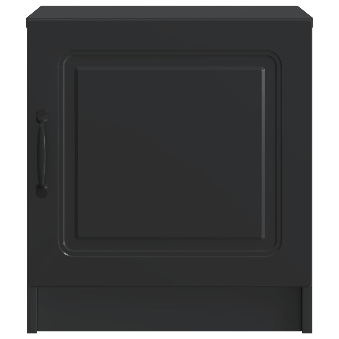 vidaXL Κομοδίνο Μαύρο 43 x 34,5 x 47 εκ. Επεξεργασμένο Ξύλο