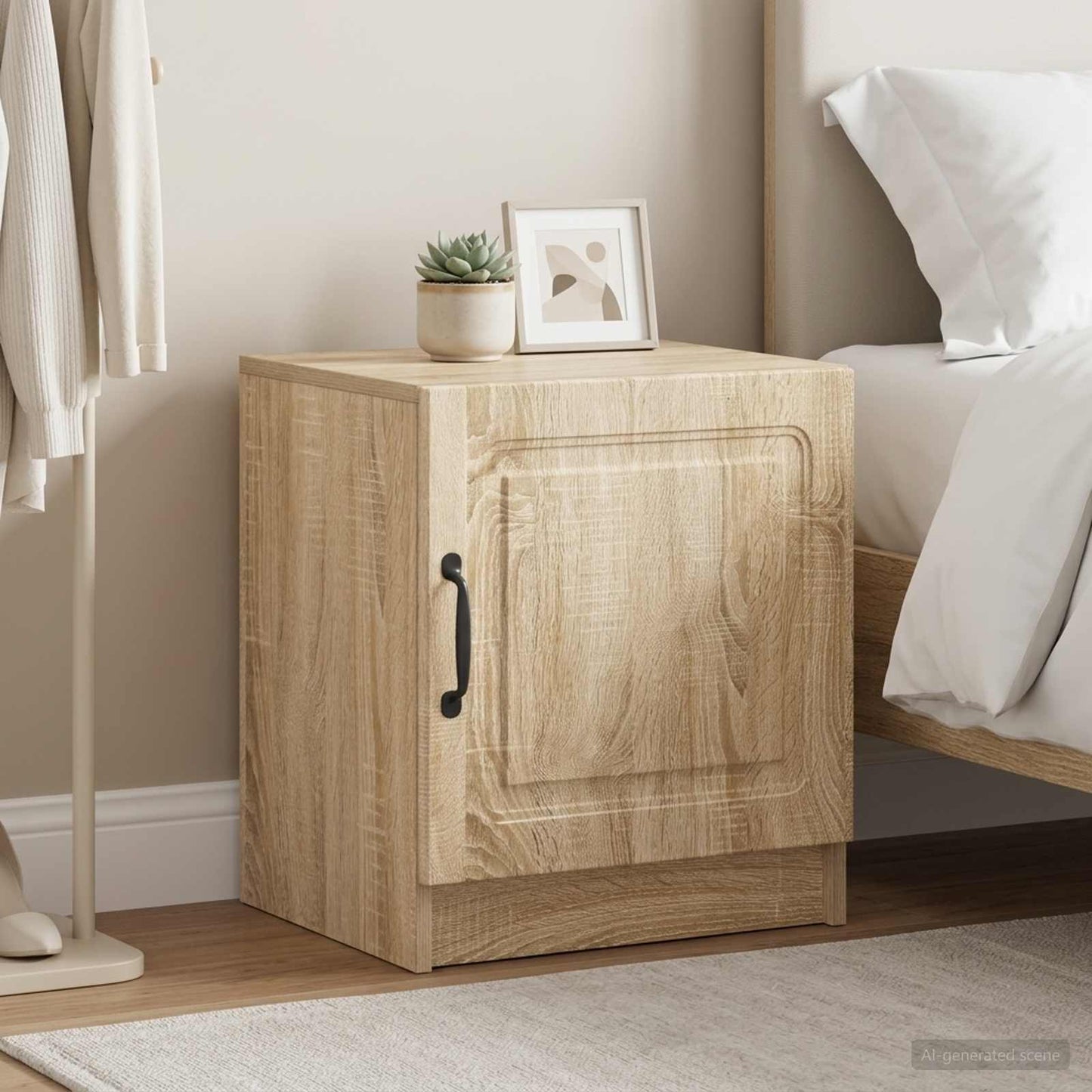 vidaXL Κομοδίνο 2 τεμ. Sonoma Δρυς 43 x 34,5 x 47 εκ.