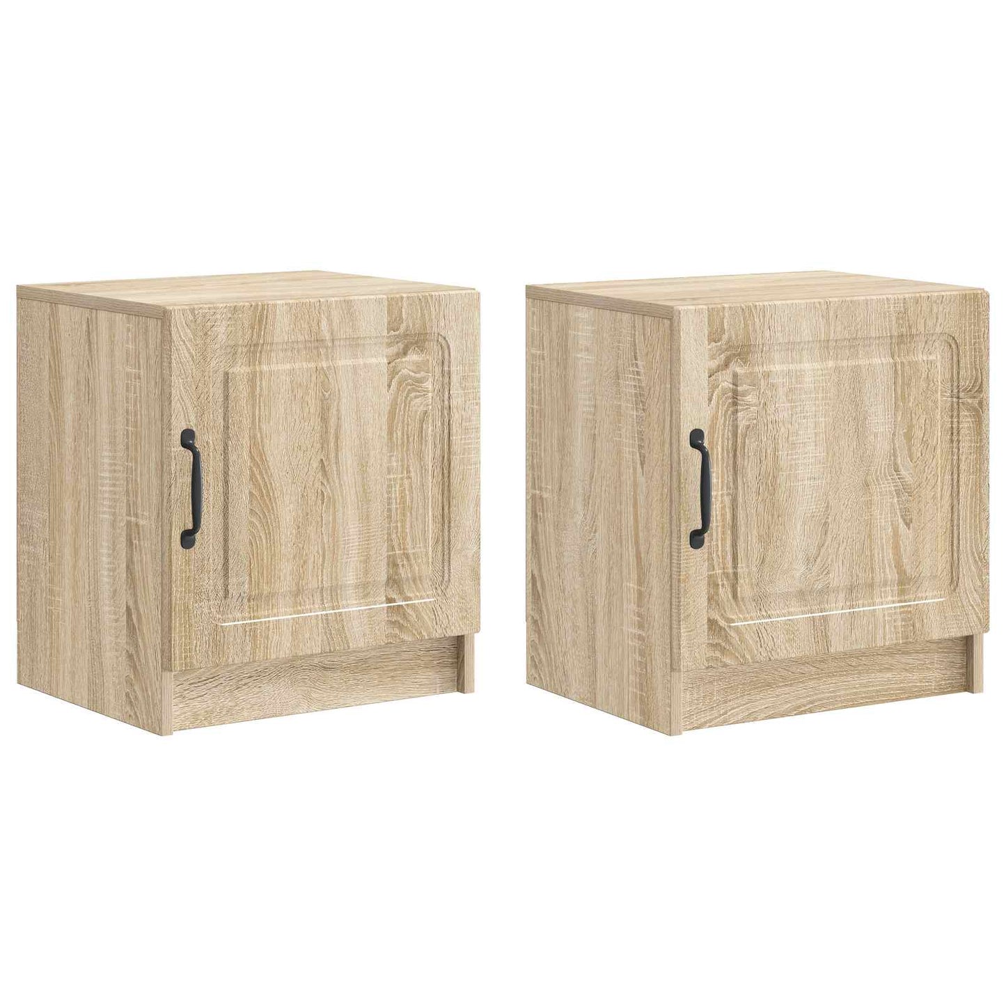vidaXL Κομοδίνο 2 τεμ. Sonoma Δρυς 43 x 34,5 x 47 εκ.