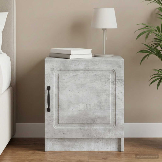 vidaXL Κομοδίνο Γκρι Σκυροδέματος 43 x 34,5 x 47 εκ.