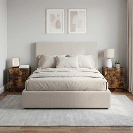 vidaXL Κομοδίνο 2 τεμ. Καπνισμένο Ξύλο Δρυός 43 x 34,5 x 47 εκ.