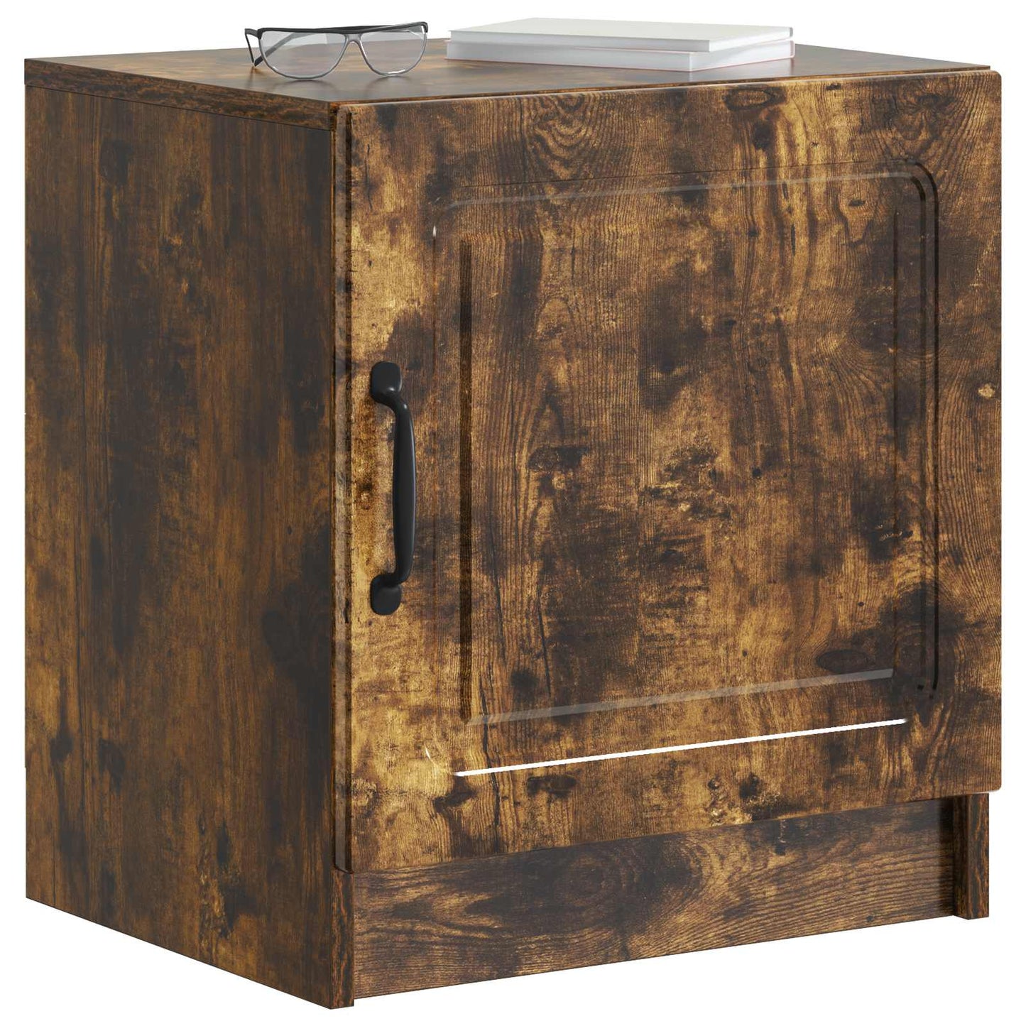 vidaXL Κομοδίνο 2 τεμ. Καπνισμένο Ξύλο Δρυός 43 x 34,5 x 47 εκ.