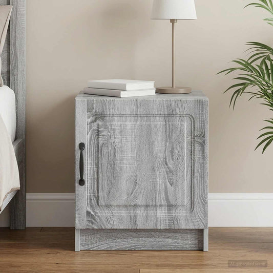 vidaXL Κομοδίνο Γκρι Sonoma 43 x 34,5 x 47 εκ. Επεξεργασμένο Ξύλο