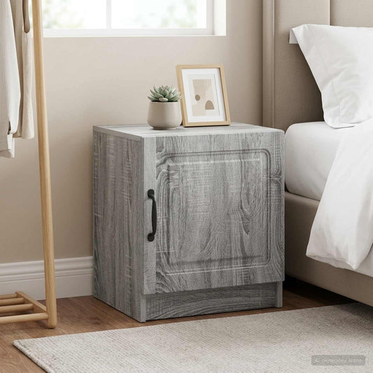 vidaXL Κομοδίνο 2 τεμ. Γκρι Sonoma 43 x 34,5 x 47 εκ.