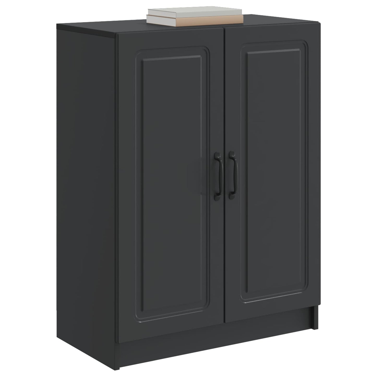 vidaXL Πλαϊνό γραφείο Μαύρο 66 x 34,5 x 87 εκ. Επεξεργασμένο Ξύλο