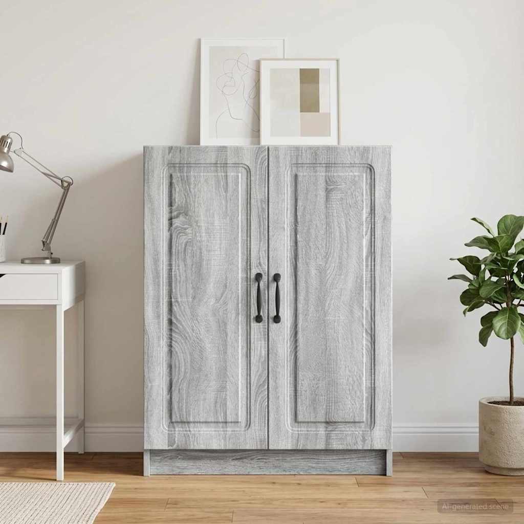 vidaXL Πλαϊνό γραφείο Γκρι Sonoma 66 x 34,5 x 87 εκ.