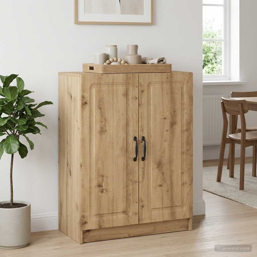 vidaXL Πλαϊνό γραφείο Artisan Δρυς 66 x 34,5 x 87 εκ.