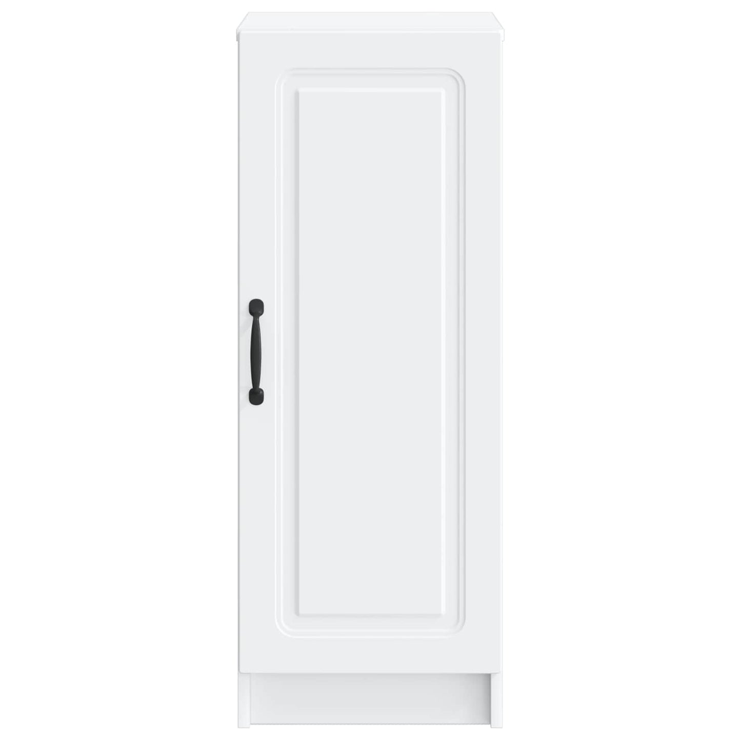 vidaXL Πλαϊνό γραφείο Λευκό 33 x 34,5 x 87 εκ. Επεξεργασμένο Ξύλο