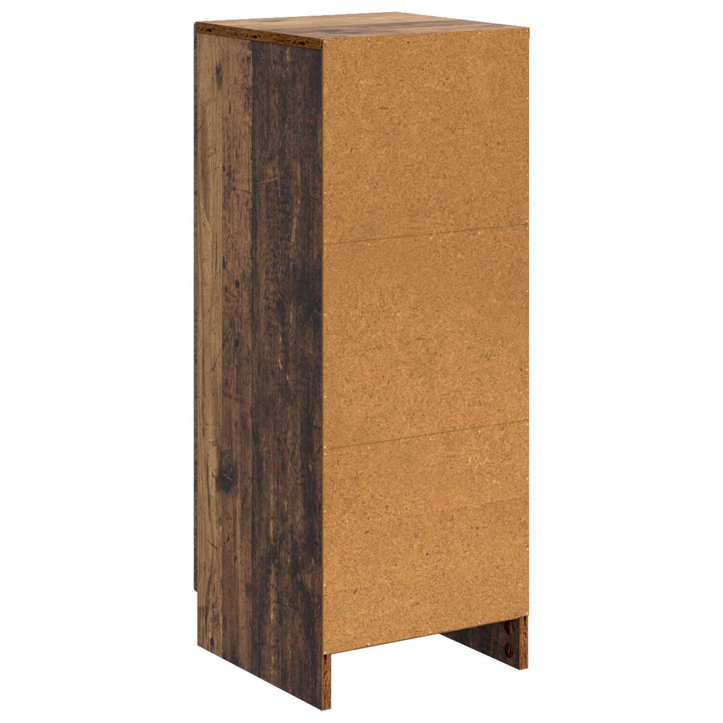 vidaXL Πλαϊνό γραφείο Παλαιωμένο ξύλο 33 x 34,5 x 87 εκ.