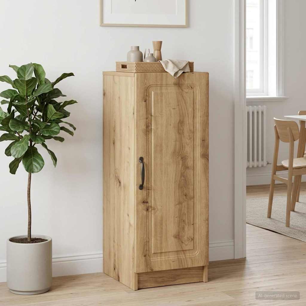 vidaXL Πλαϊνό γραφείο Artisan Δρυς 33 x 34,5 x 87 εκ.