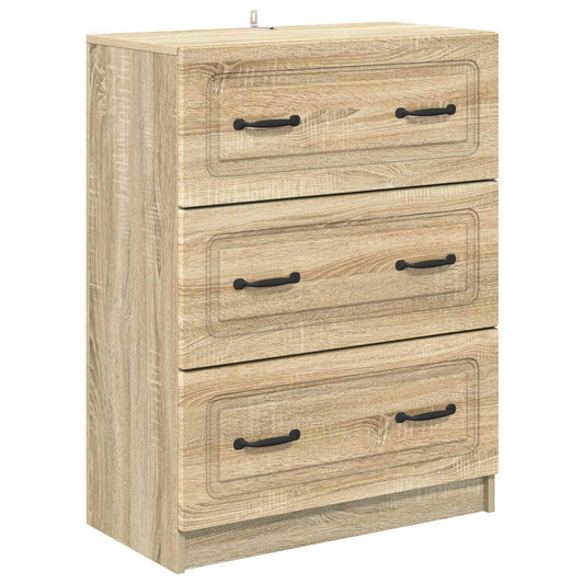 vidaXL Ντουλάπι με Συρτάρια 66 x 34,5 x 87 εκ. Επεξεργασμένο Ξύλο