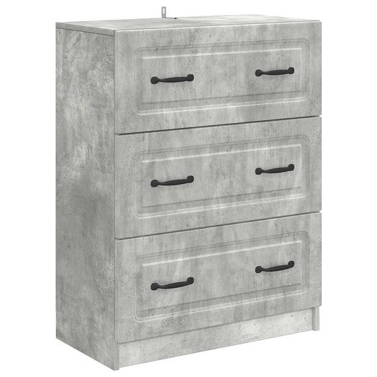 vidaXL Ντουλάπι με Συρτάρια 66 x 34,5 x 87 εκ. Επεξεργασμένο Ξύλο