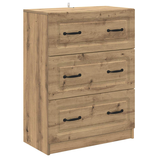 vidaXL Ντουλάπι με Συρτάρια 66 x 34,5 x 87 εκ. Επεξεργασμένο Ξύλο