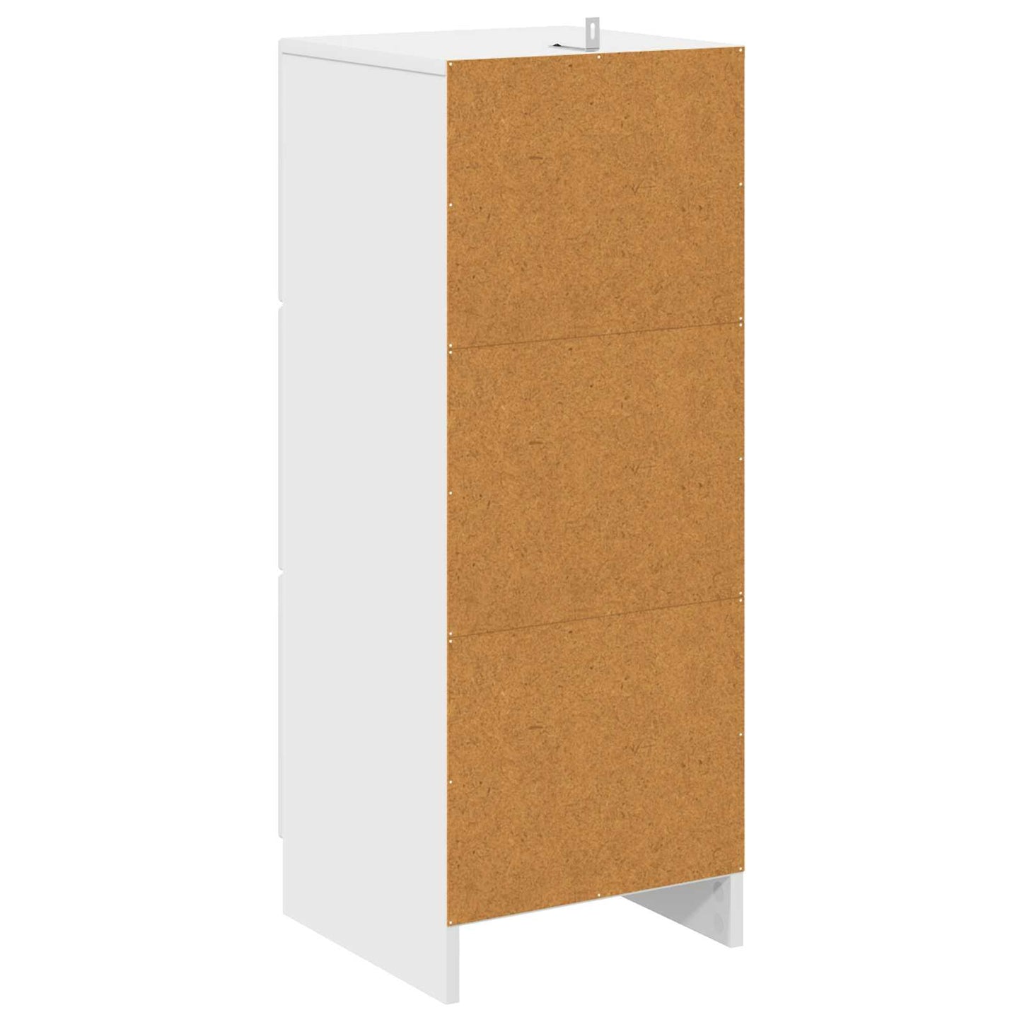 vidaXL Ντουλάπι με Συρτάρια Γυαλιστερό Λευκό 33 x 34,5 x 87 εκ.