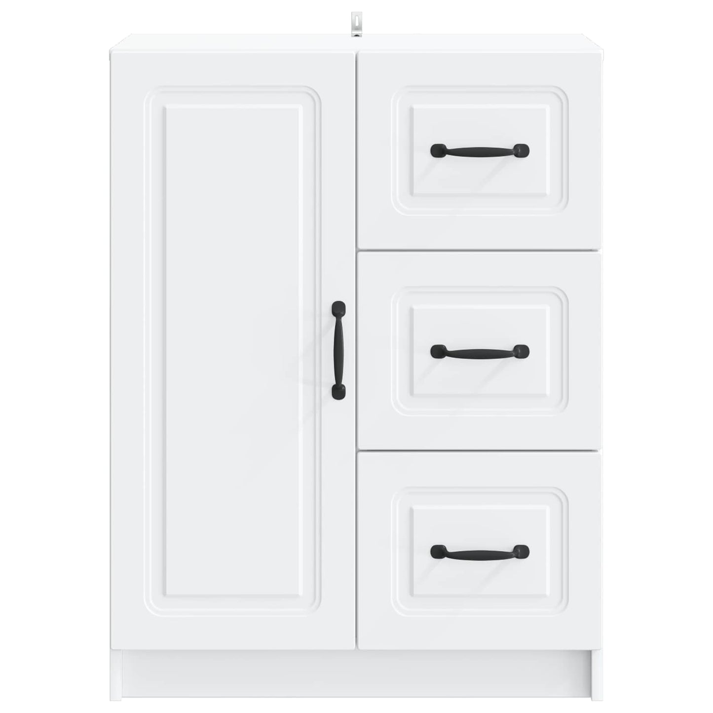 vidaXL Πλαϊνό γραφείο Λευκό 66 x 34,5 x 87 εκ. Επεξεργασμένο Ξύλο