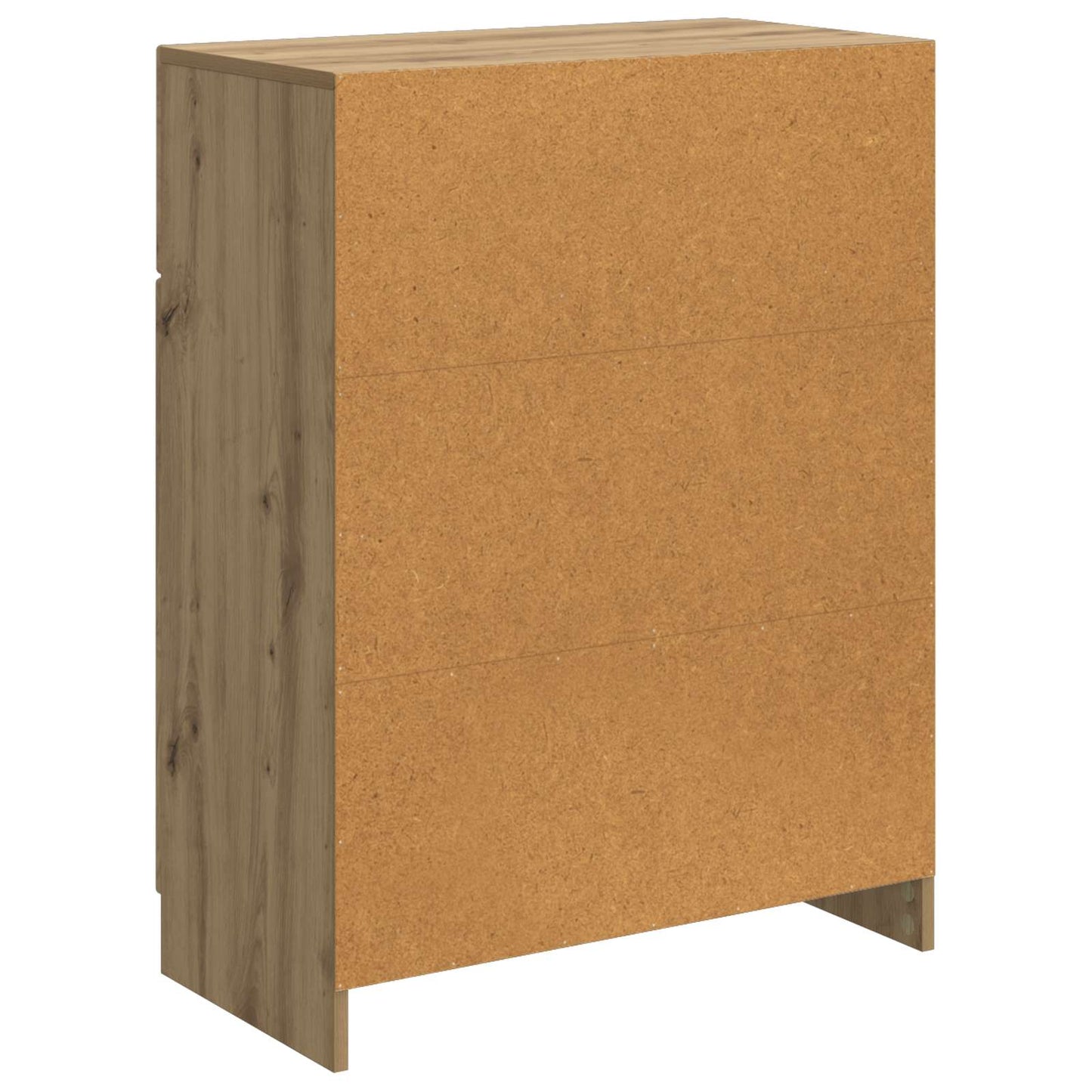 vidaXL Πλαϊνό γραφείο Artisan Δρυς 66 x 34,5 x 87 εκ.