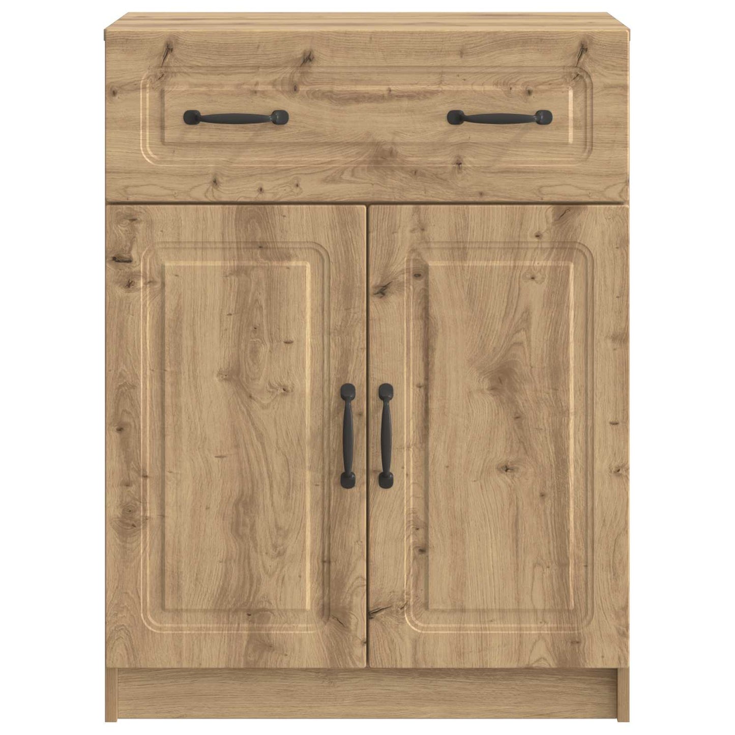 vidaXL Πλαϊνό γραφείο Artisan Δρυς 66 x 34,5 x 87 εκ.