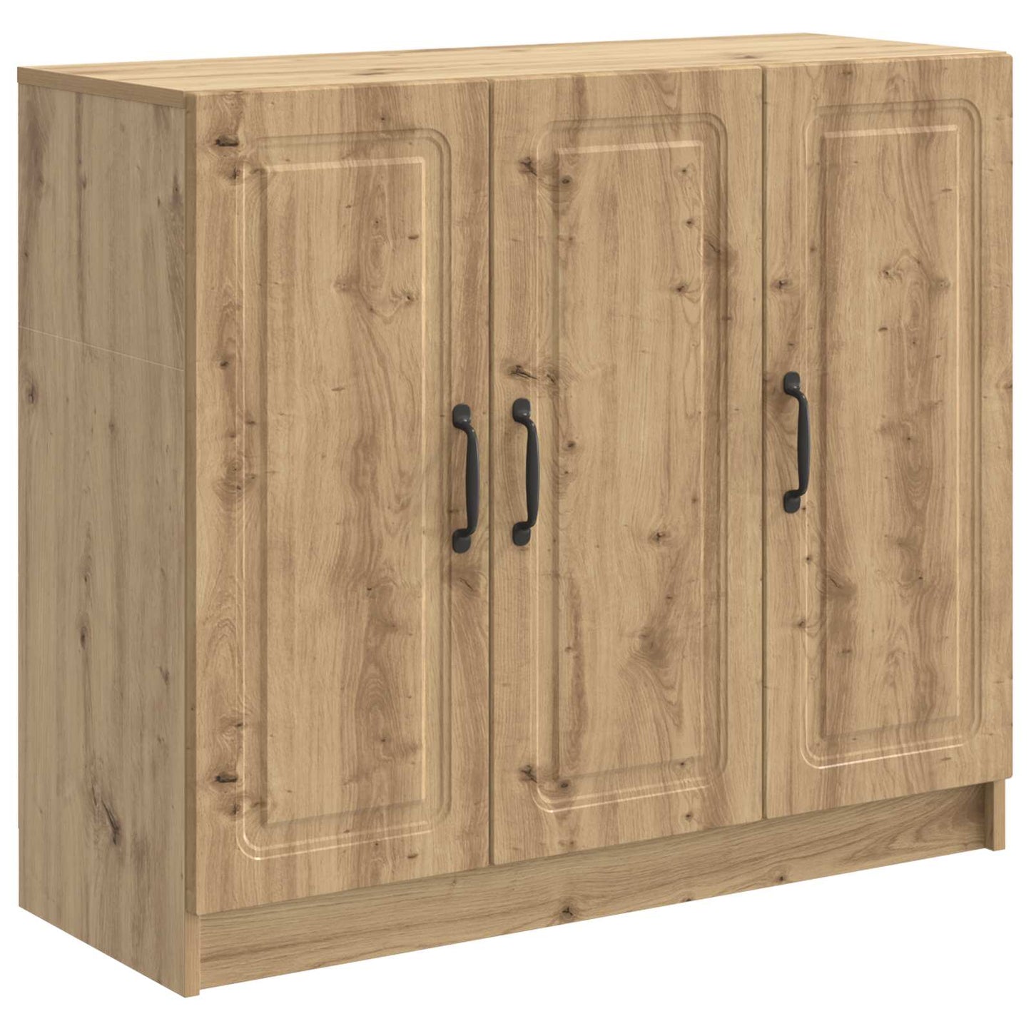 vidaXL Πλαϊνό γραφείο Artisan Δρυς 89 x 34,5 x 77 εκ.