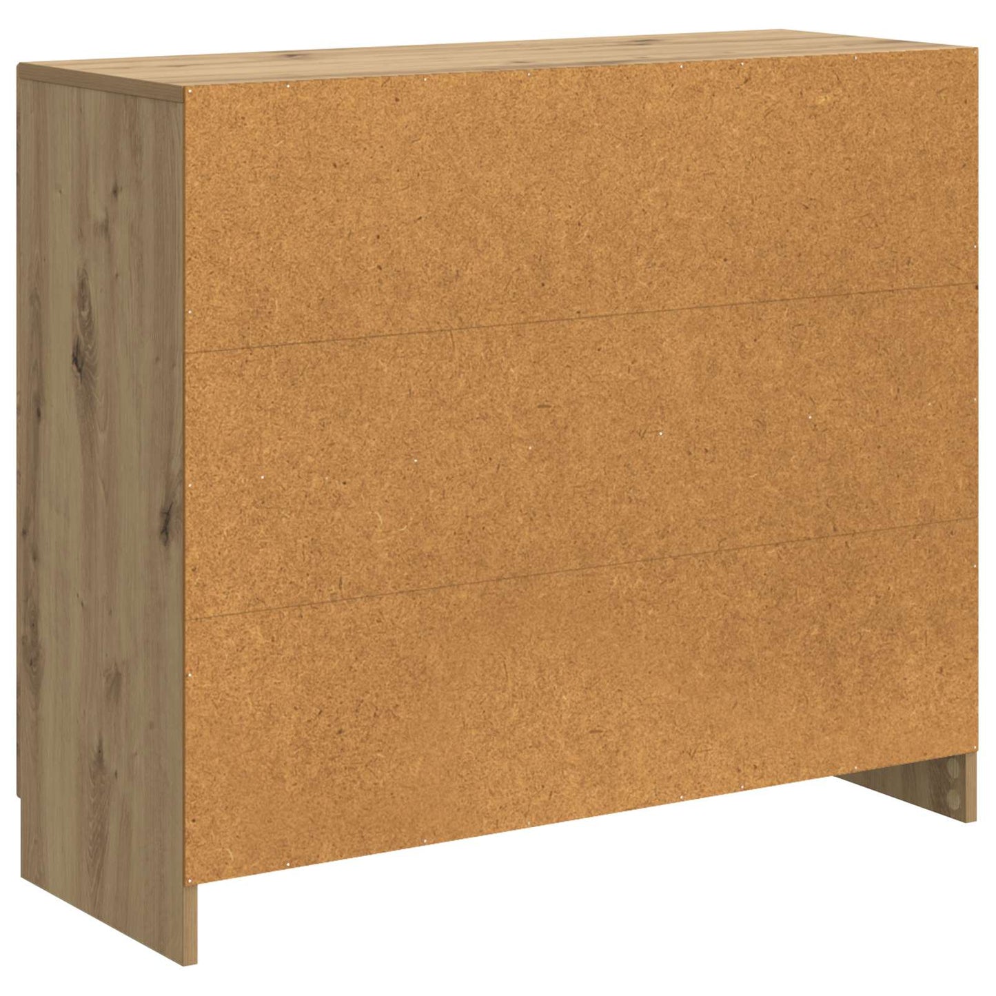 vidaXL Πλαϊνό γραφείο Artisan Δρυς 89 x 34,5 x 77 εκ.