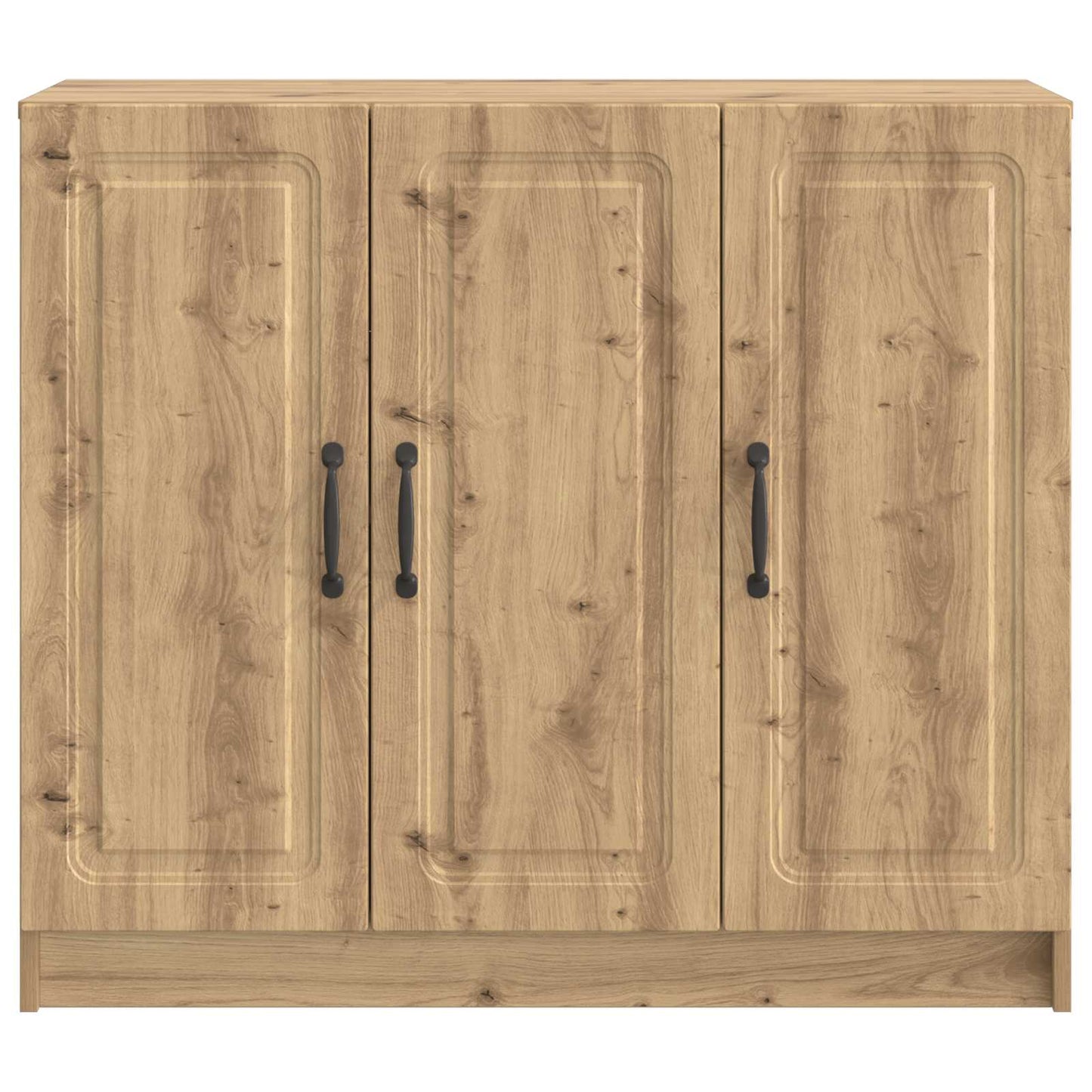 vidaXL Πλαϊνό γραφείο Artisan Δρυς 89 x 34,5 x 77 εκ.