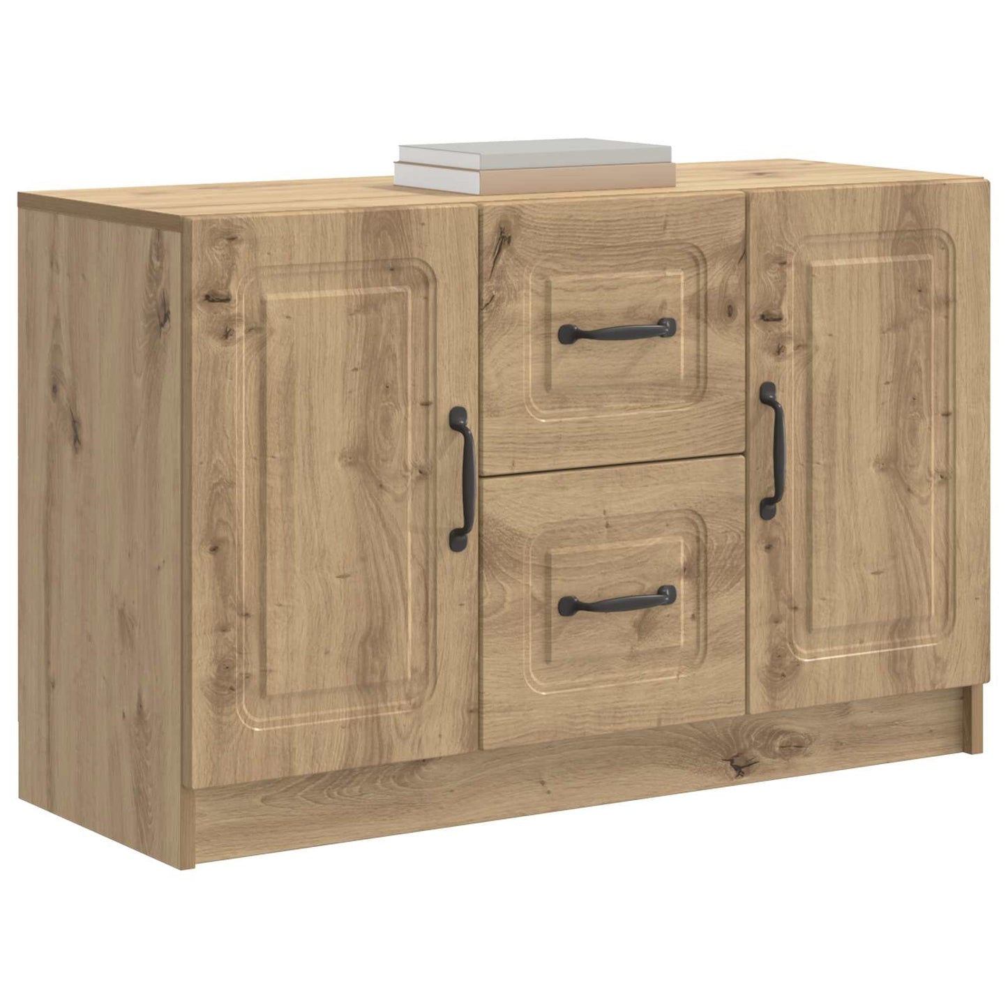 vidaXL Πλαϊνό γραφείο Artisan Δρυς 89 x 34,5 x 57 εκ.