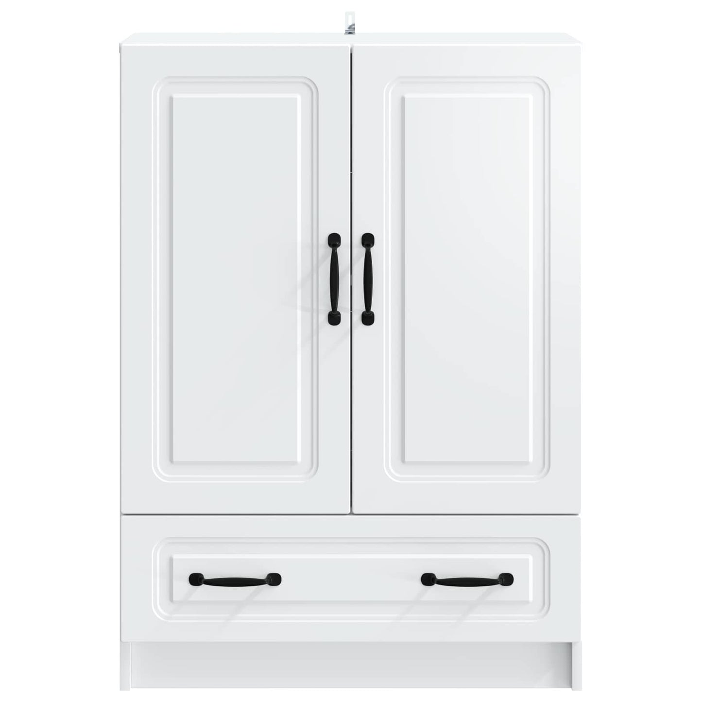 vidaXL Πλαϊνό γραφείο Λευκό 66 x 34,5 x 92 εκ. Επεξεργασμένο Ξύλο