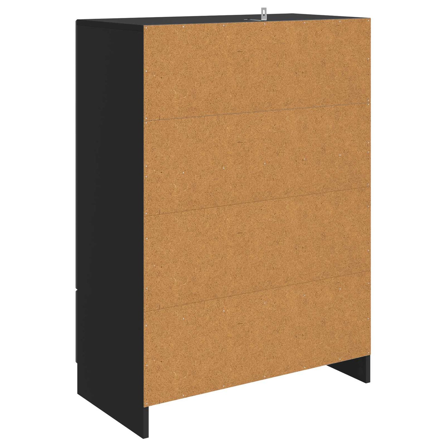 vidaXL Πλαϊνό γραφείο Μαύρο 66 x 34,5 x 92 εκ. Επεξεργασμένο Ξύλο
